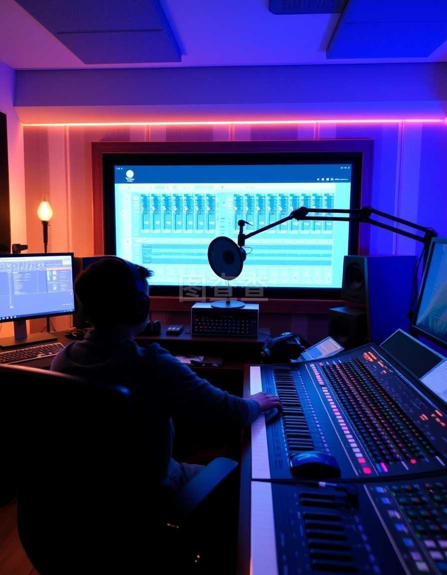 錄音棚混音臺(tái)專業(yè)音樂制作